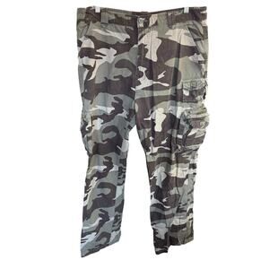 Vtg Y2K Paco Jeans Company's camoflage cargo pants 36x33 Gorpcore Grunge Hunting